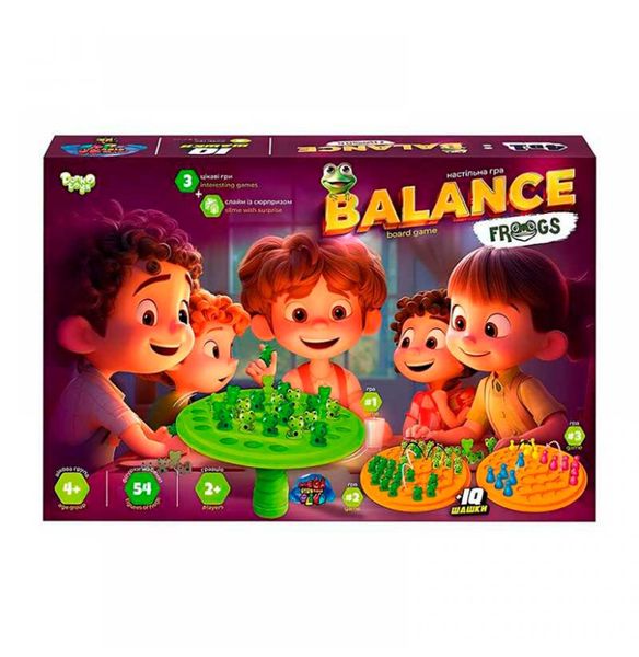 Розвиваюча настільна гра "Balance Frogs" велика BalF-01 фото