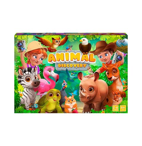 Настільна розважальна гра "Animal Discovery" на укр.мові G-AD-01-01U фото