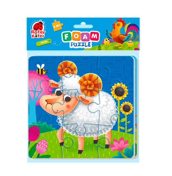 Foam puzzles 2in1 "Farm" RK6050-04 фото